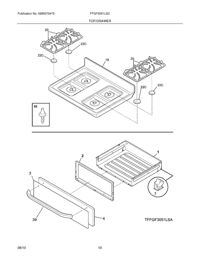 Diagram for FFGF3051LSC
