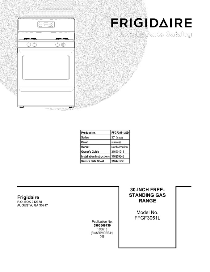 Diagram for FFGF3051LSD
