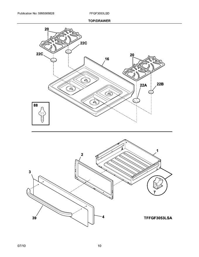 Diagram for FFGF3053LSD