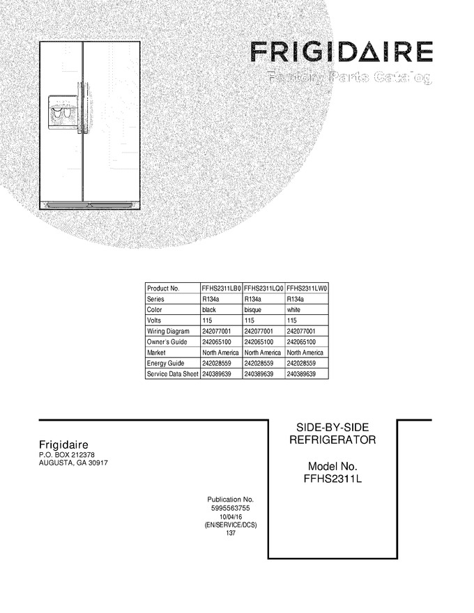 Diagram for FFHS2311LQ0