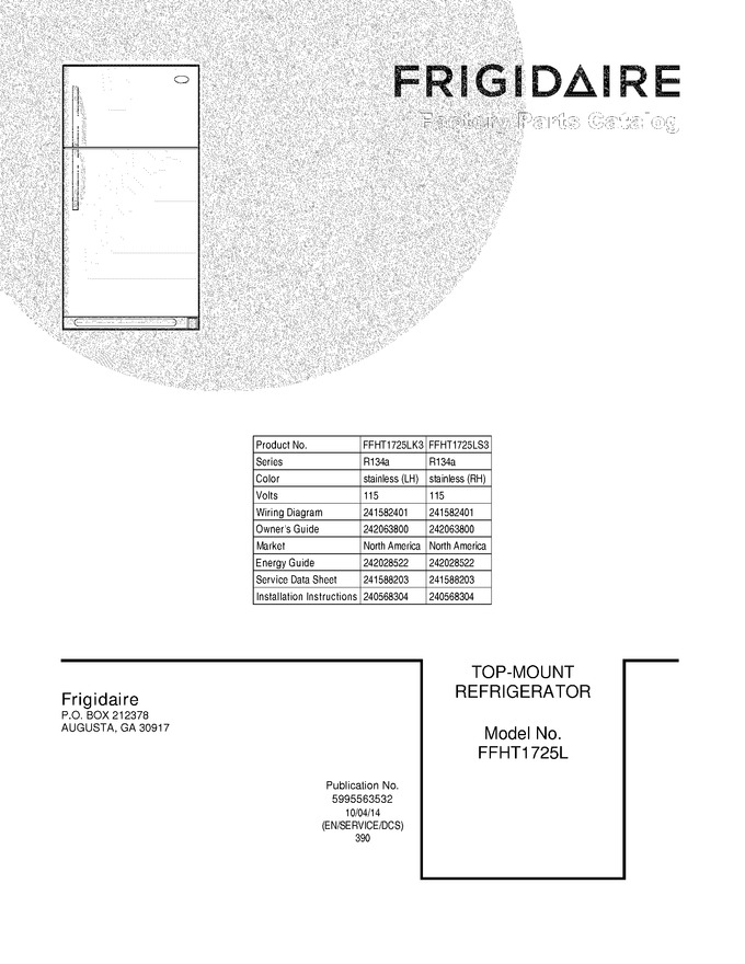 Diagram for FFHT1725LS3
