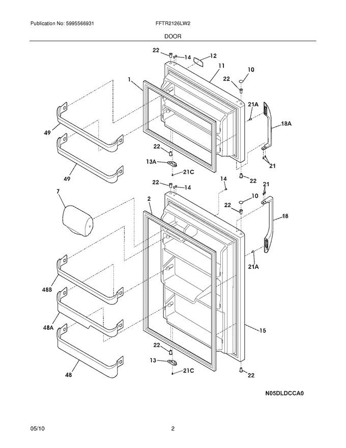 Diagram for FFTR2126LW2