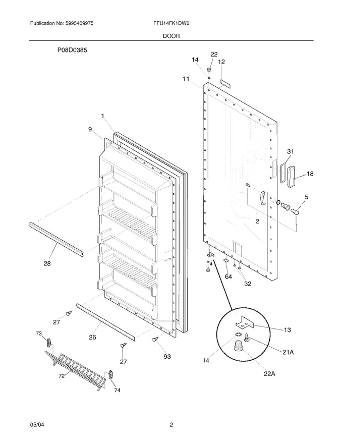 Diagram for FFU14FK1DW0