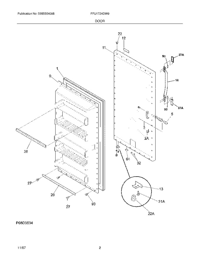 Diagram for FFU1724DW9