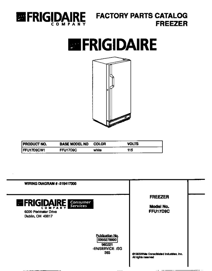 Diagram for FFU17D9CW1