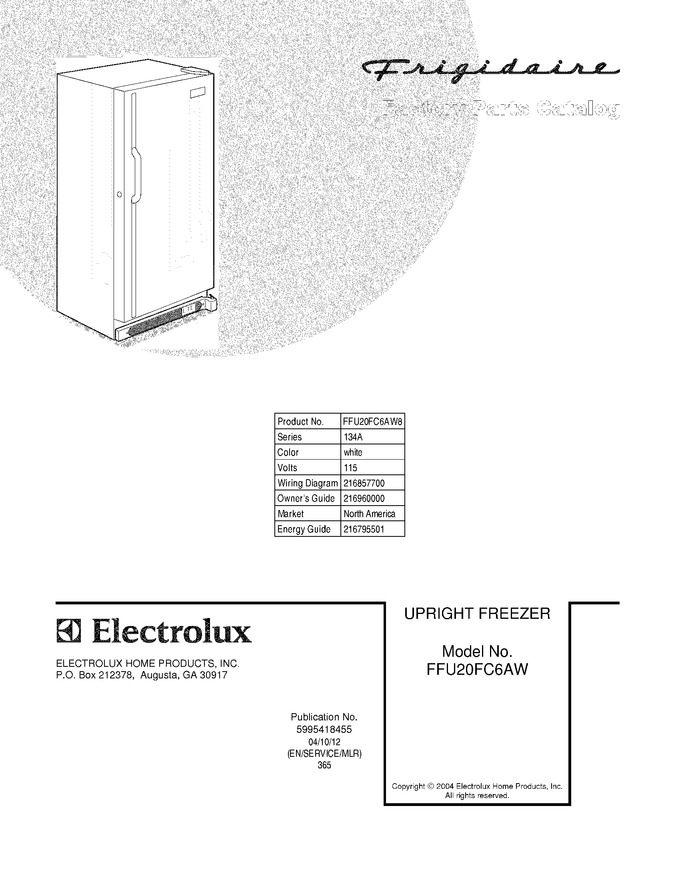 Diagram for FFU20FC6AW8