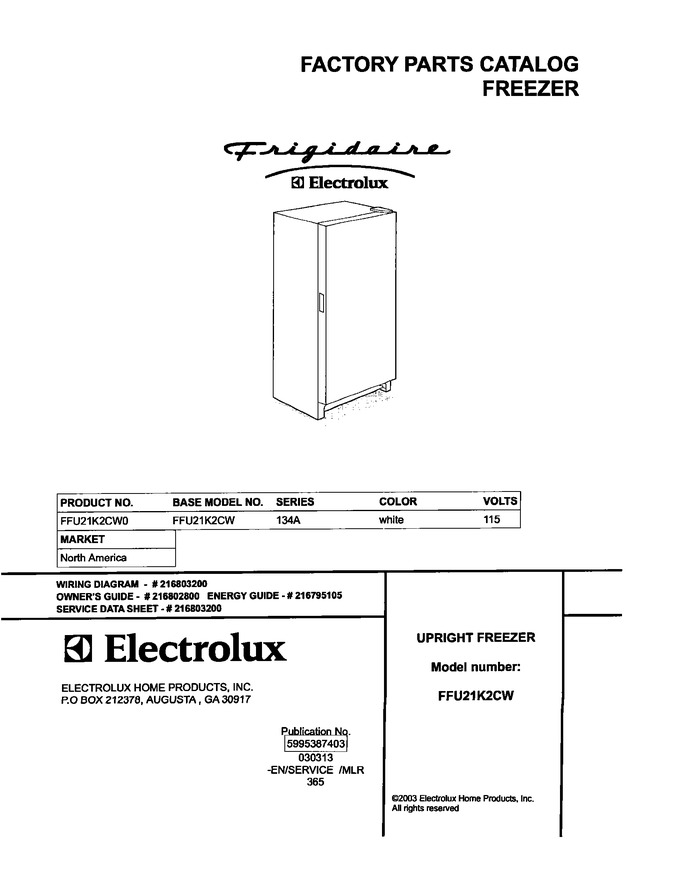 Diagram for FFU21K2CW0
