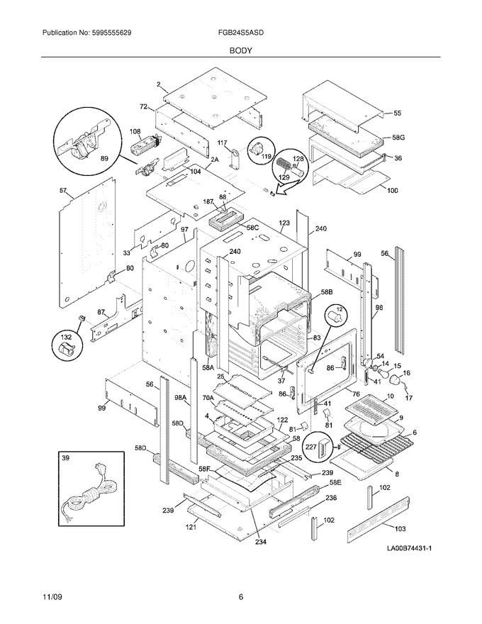 Diagram for FGB24S5ASD