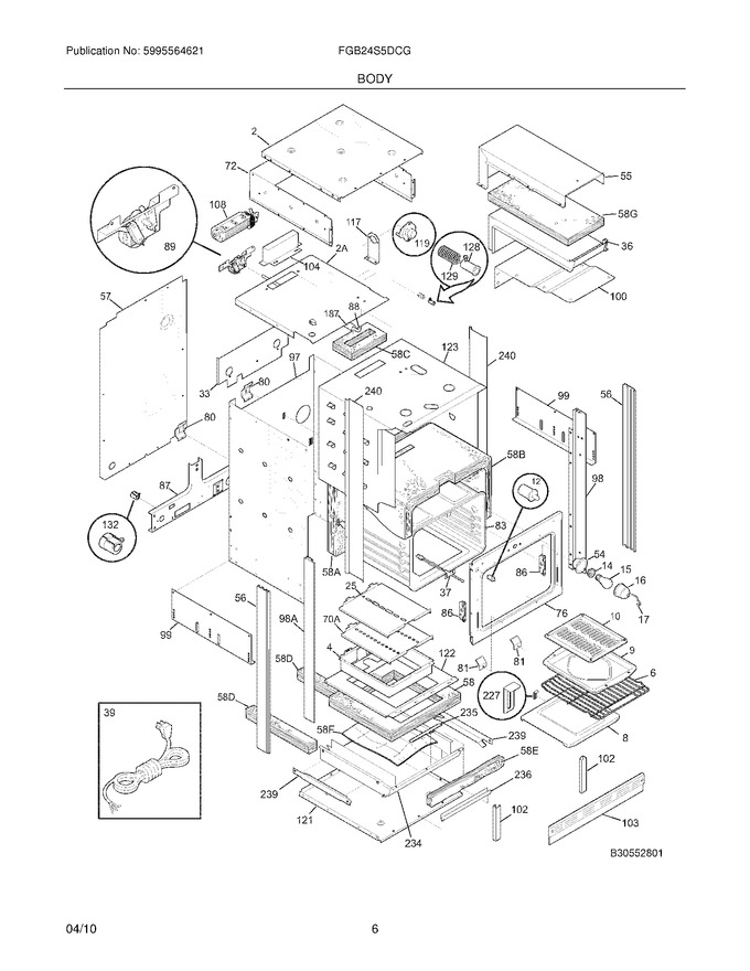 Diagram for FGB24S5DCG