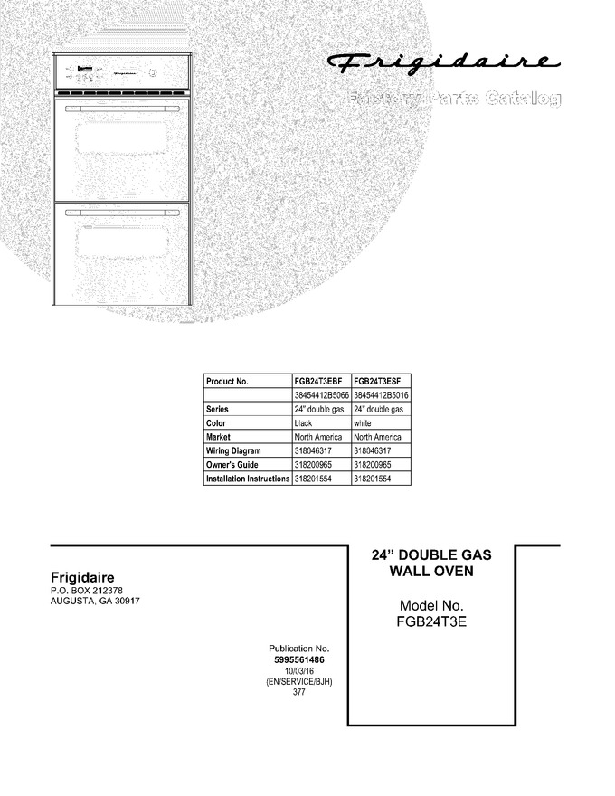 Diagram for FGB24T3EBF