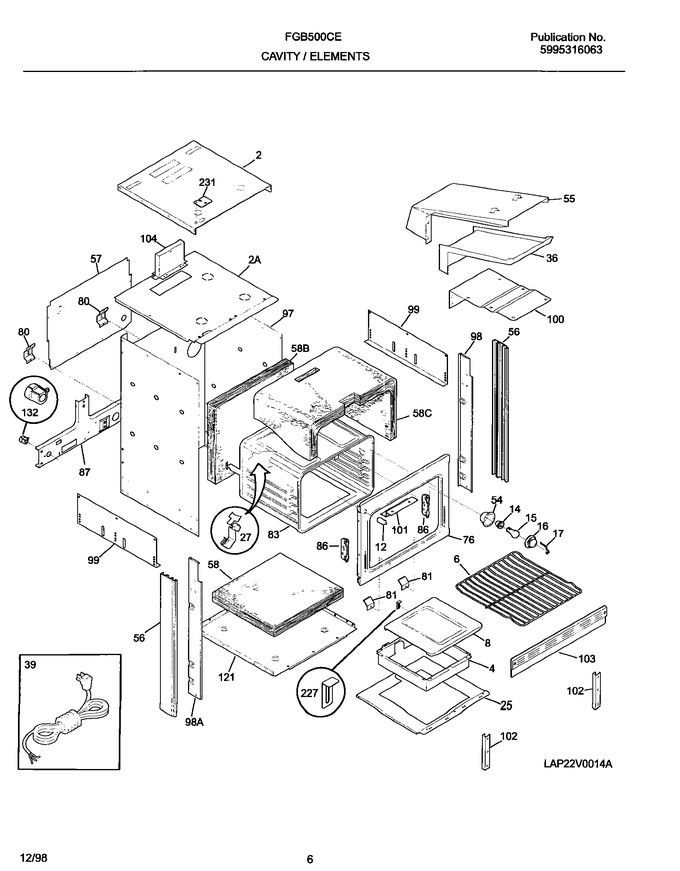 Diagram for FGB500CESI