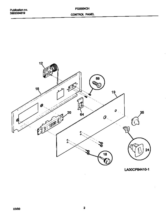 Diagram for FGB504CHSB