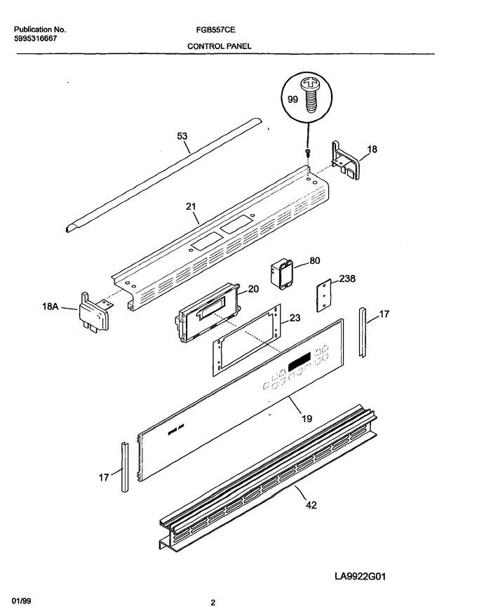 Diagram for FGB557CESF