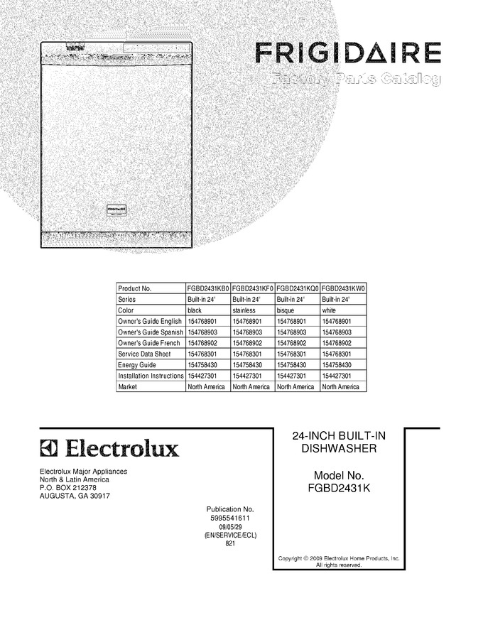 Diagram for FGBD2431KW0