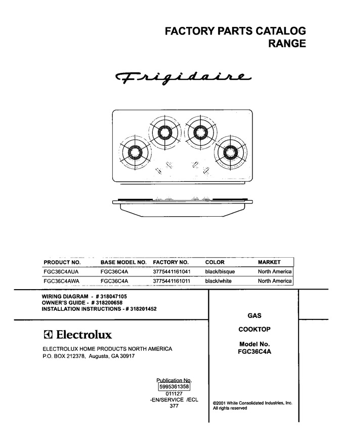 Diagram for FGC36C4AWA