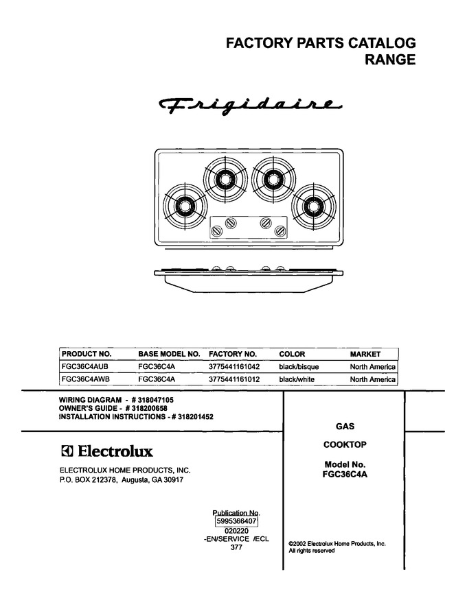 Diagram for FGC36C4AWB