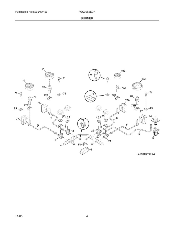 Diagram for FGC36S5ECA