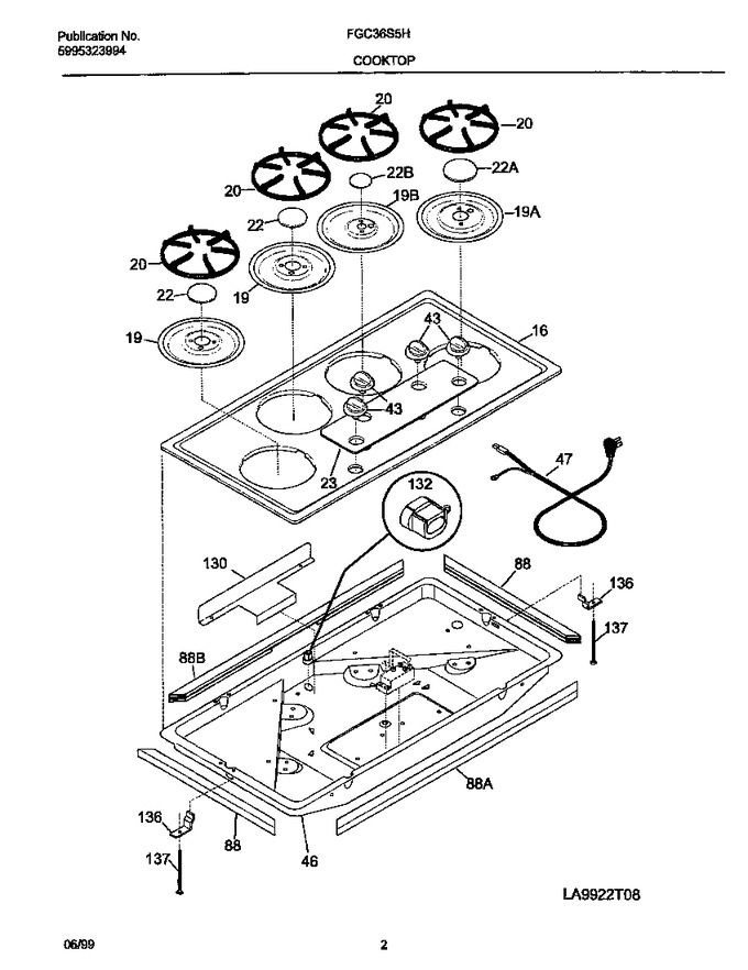 Diagram for FGC36S5HBA