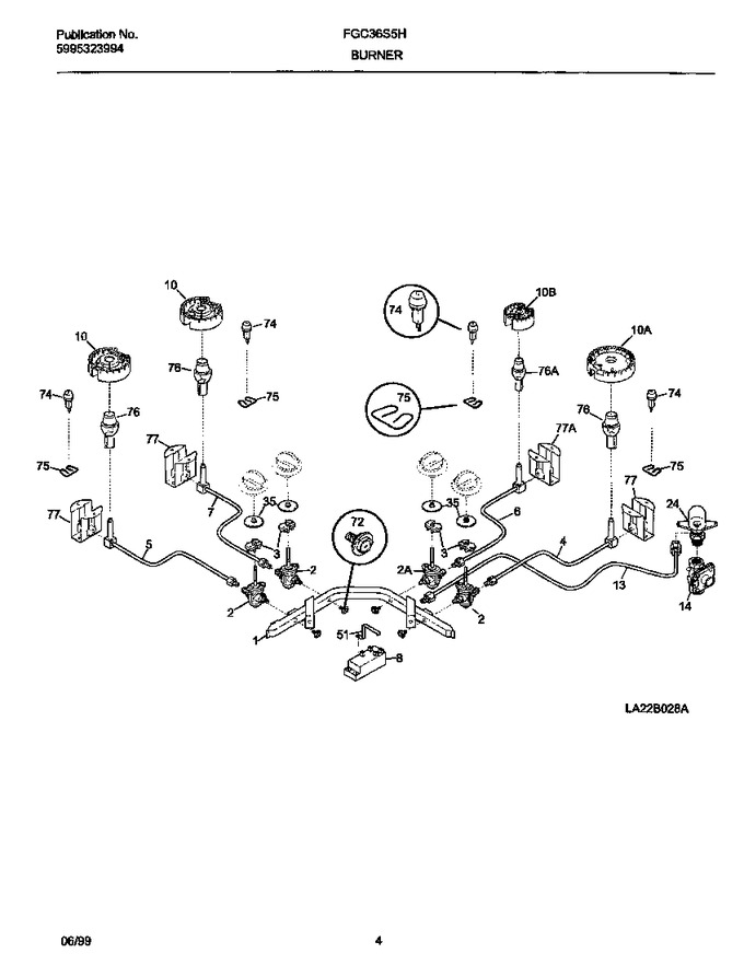 Diagram for FGC36S5HWA