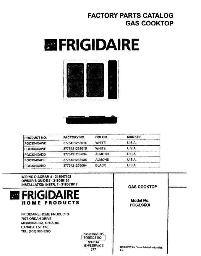 Diagram for FGC3X4XAWE