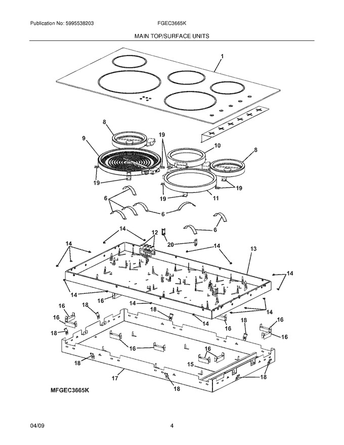 Diagram for FGEC3665KS1