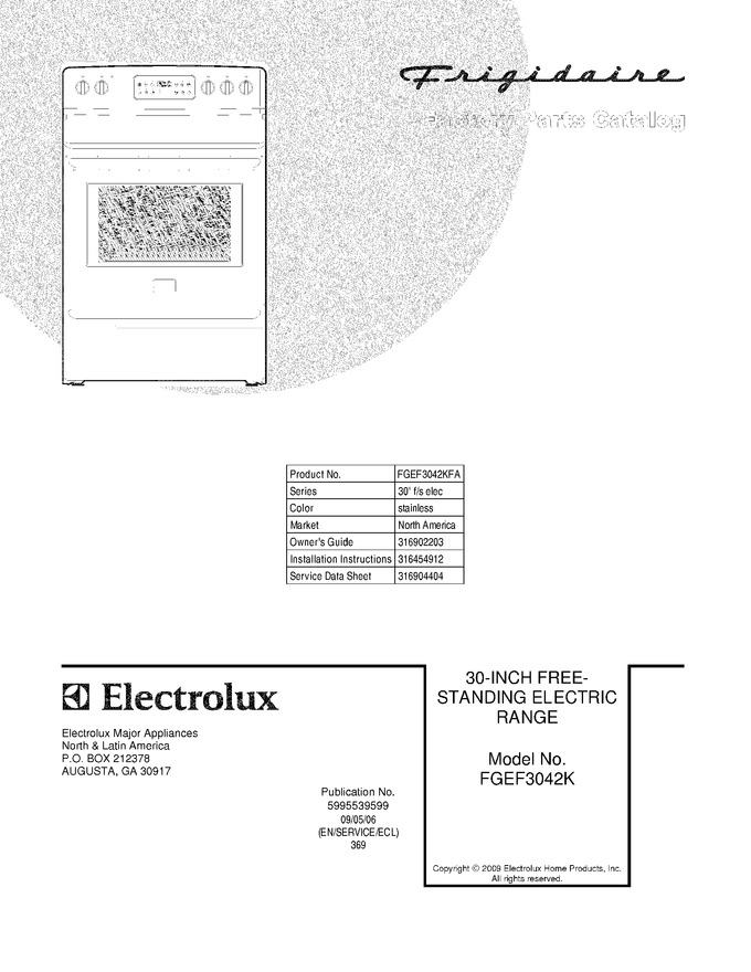Diagram for FGEF3042KFA