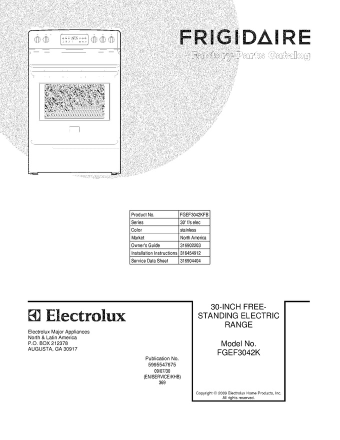 Diagram for FGEF3042KFB