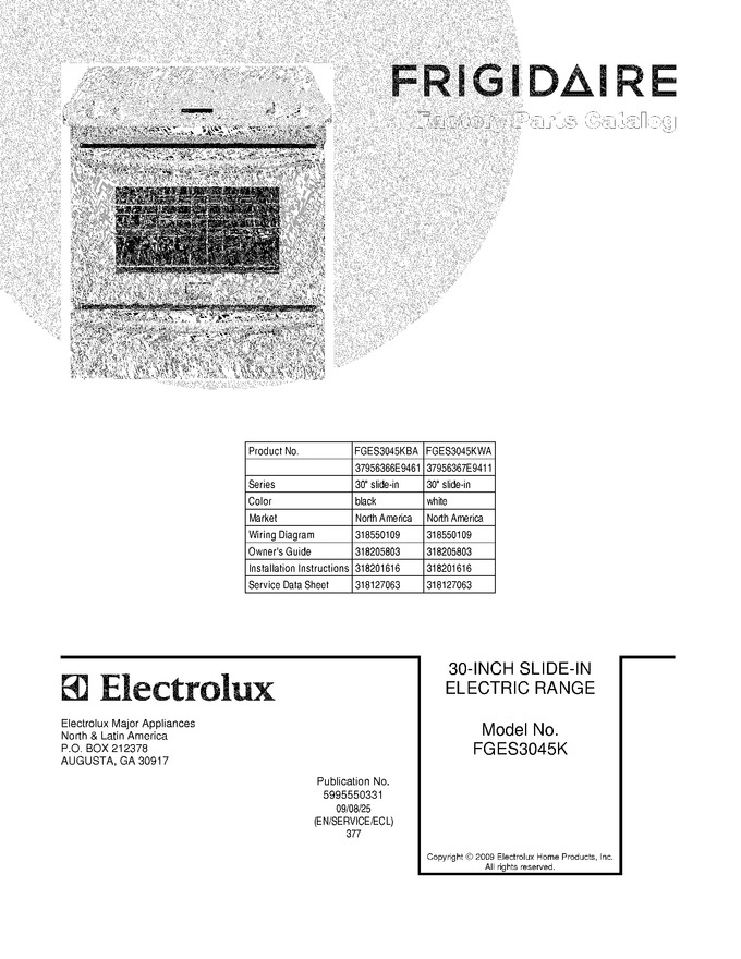 Diagram for FGES3045KBA