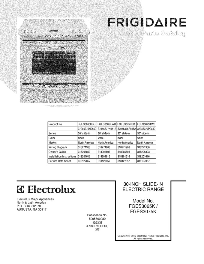 Diagram for FGES3075KBB