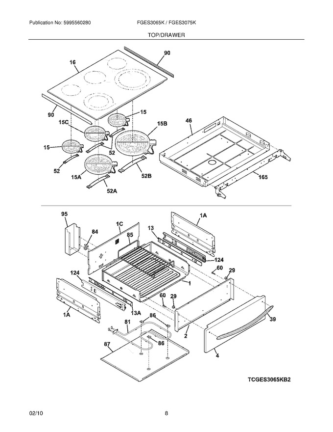 Diagram for FGES3075KBB