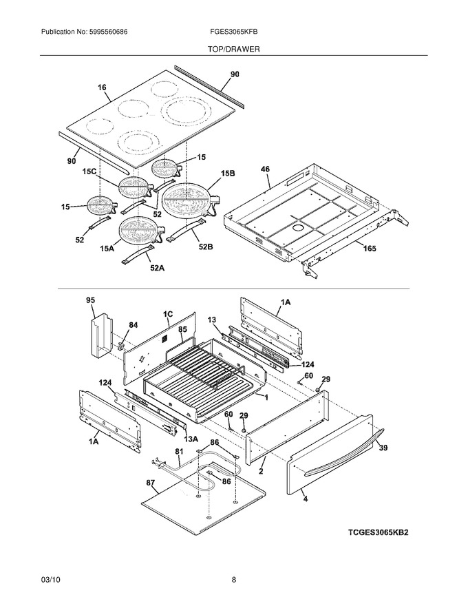Diagram for FGES3065KFB