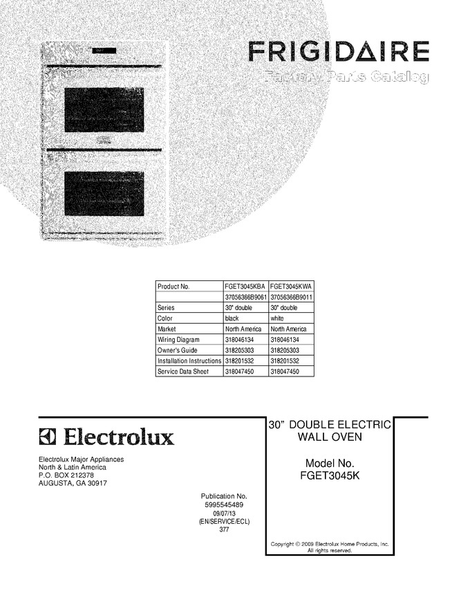 Diagram for FGET3045KWA