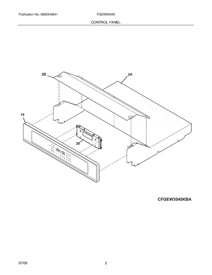Diagram for FGEW3045KWA
