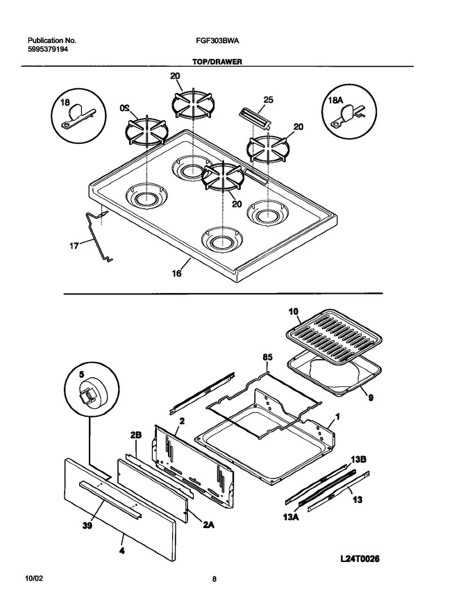 Diagram for FGF303BWA