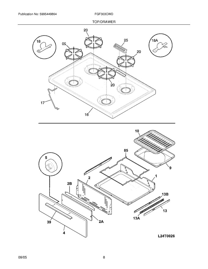 Diagram for FGF303CWD