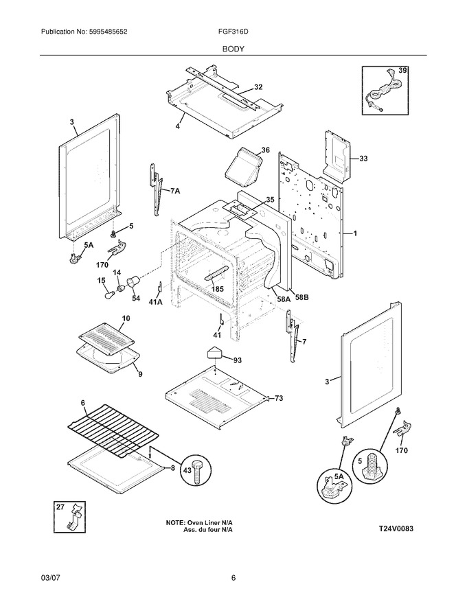 Diagram for FGF316DQE