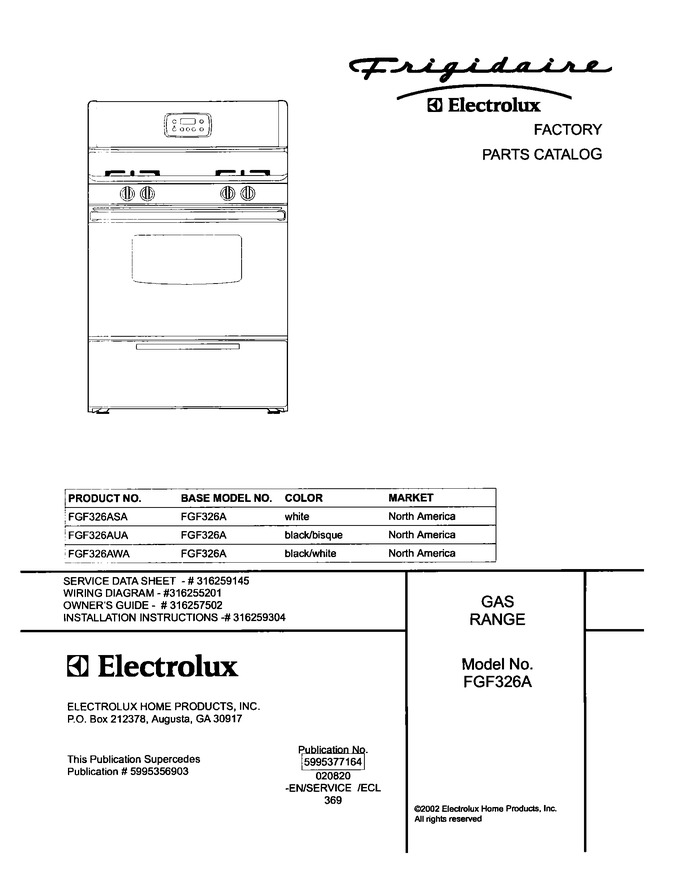Diagram for FGF326AWA