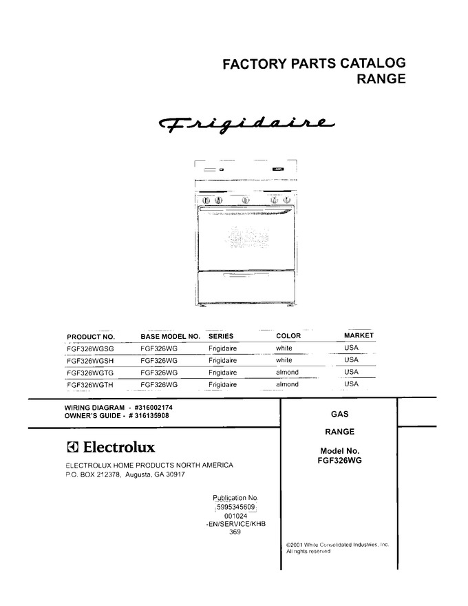 Diagram for FGF326WGSG