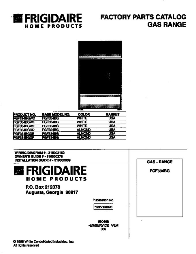 Diagram for FGF334BGWF
