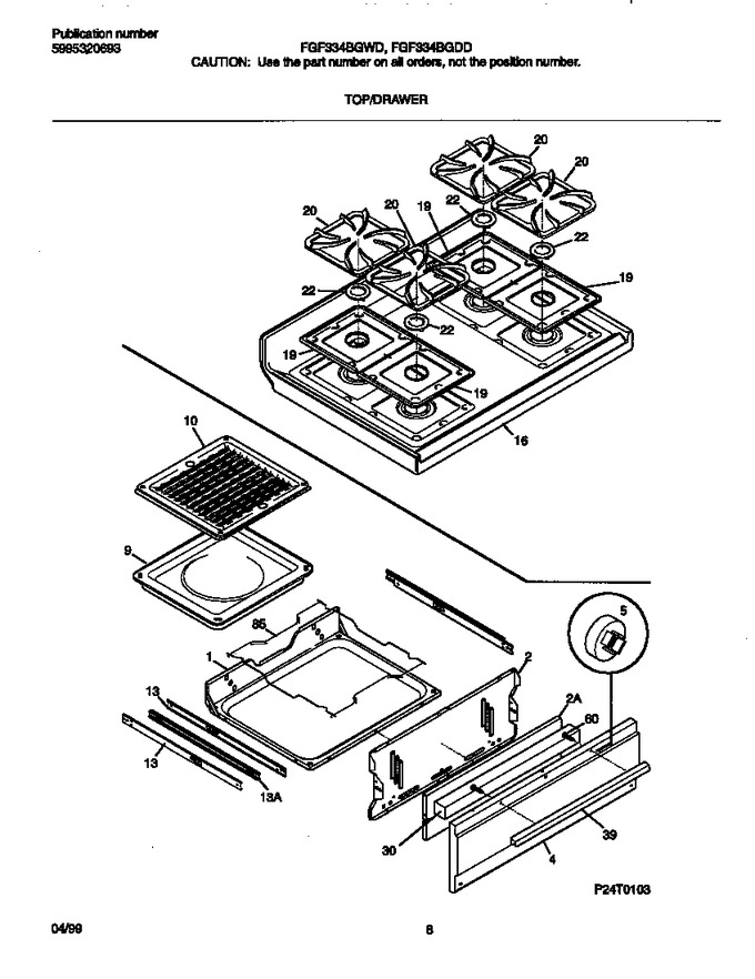 Diagram for FGF334BGWF