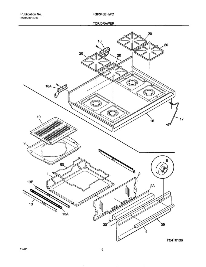 Diagram for FGF345BHWC