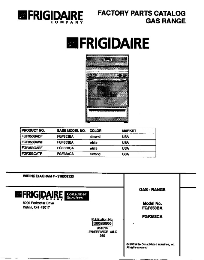 Diagram for FGF353CASF