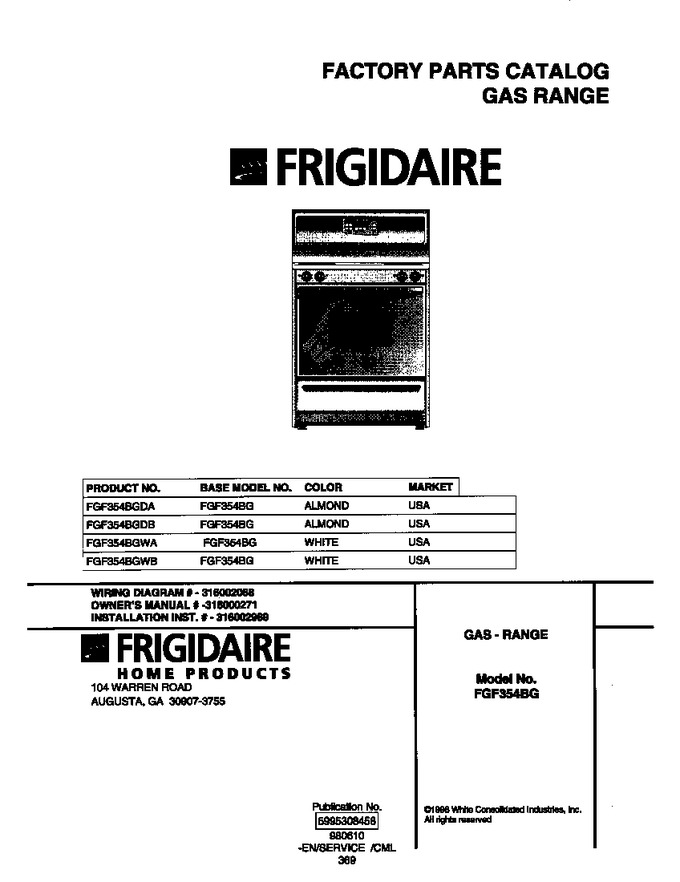 Diagram for FGF354BGWA