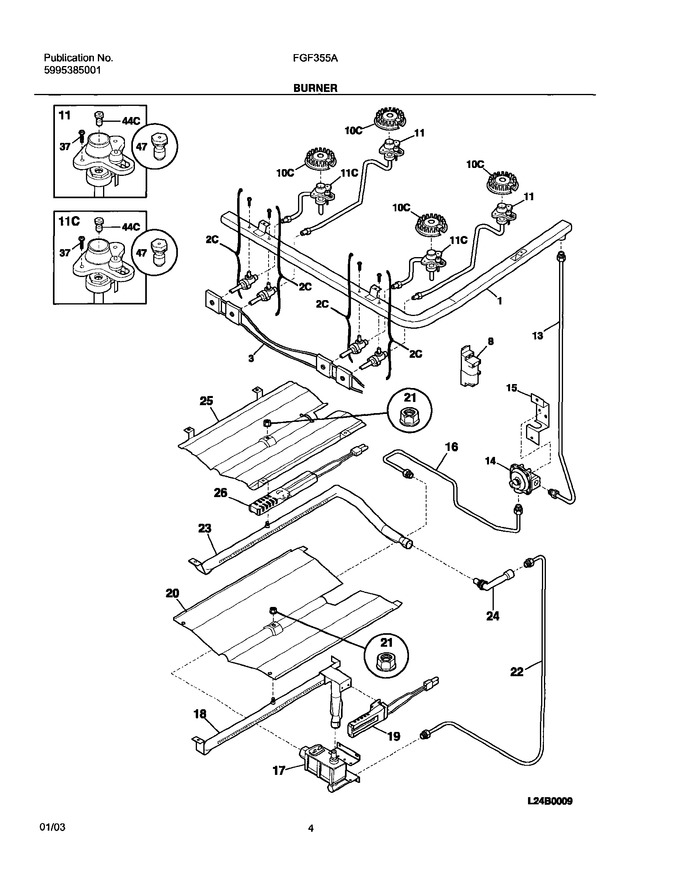 Diagram for FGF355AUD