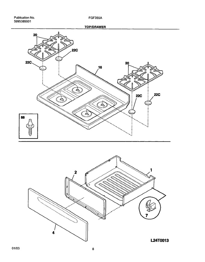 Diagram for FGF355AUD