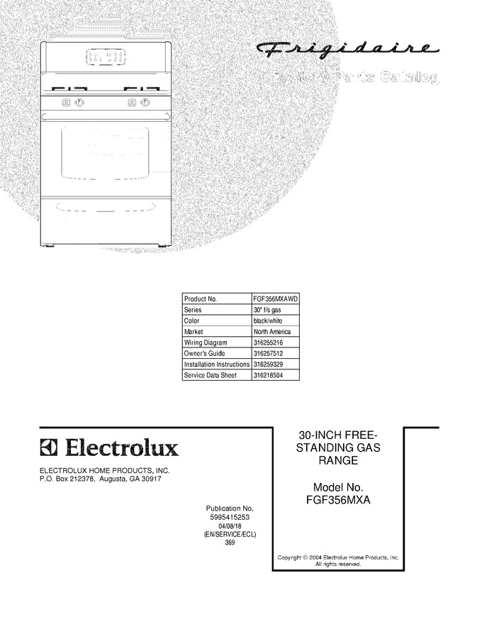 Diagram for FGF356MXAWD