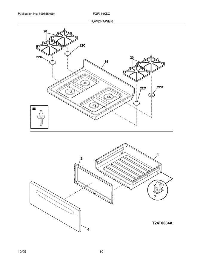 Diagram for FGF364KSC