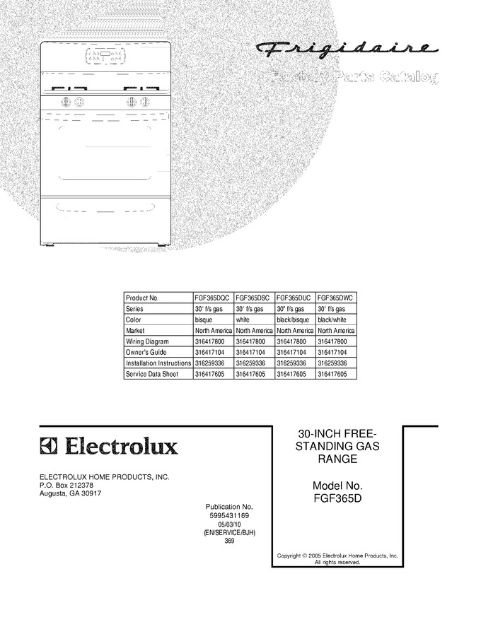 Diagram for FGF365DSC