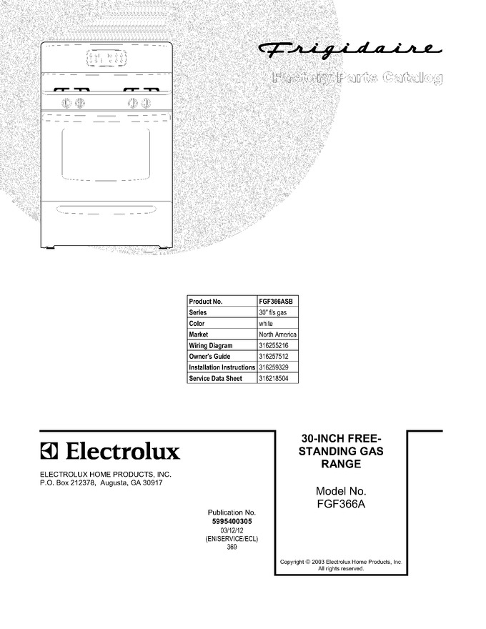 Diagram for FGF366ASB