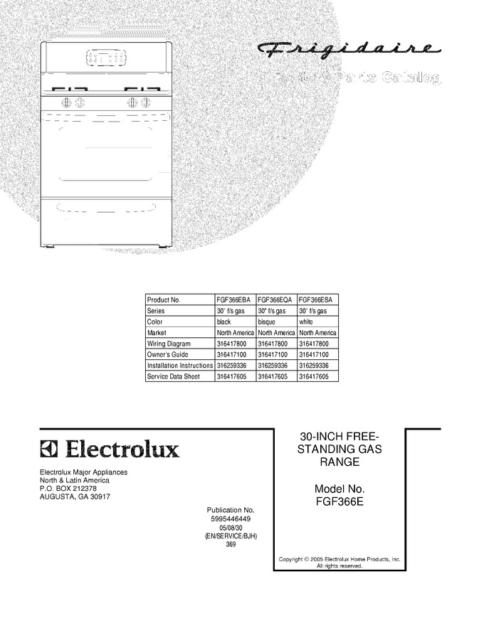 Diagram for FGF366ESA